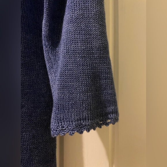 Talbots 100% linen sweater-medium NWOT - Picture 2 of 7